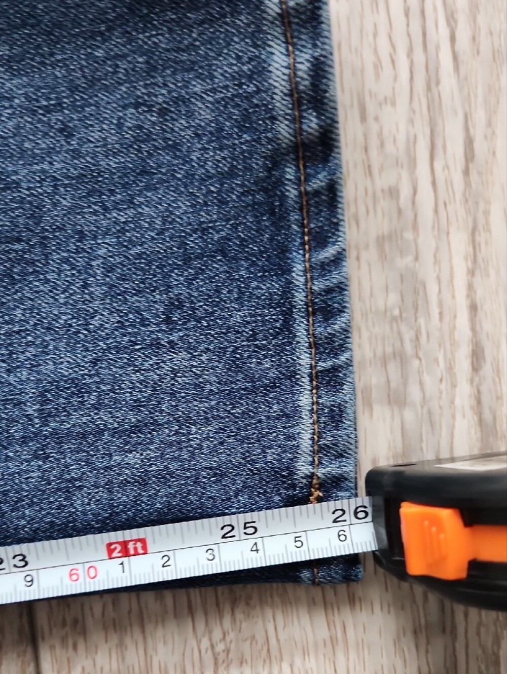 White House Black Market High-Rise Straight Sculpt Dark Blue Jeans - Picture 9 of 12